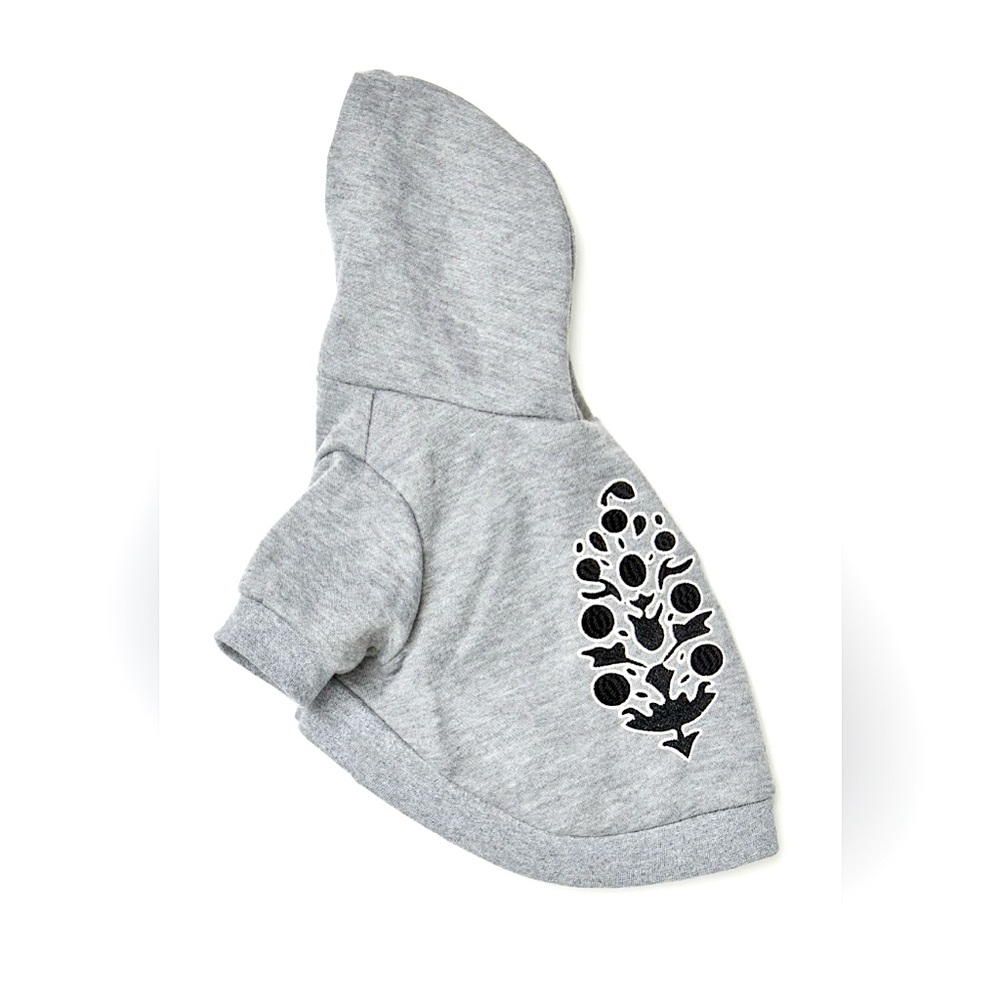 Free People FMA X FP Movement Butti Logo Zip Up Pet Sweatshirt // NWT // Gray